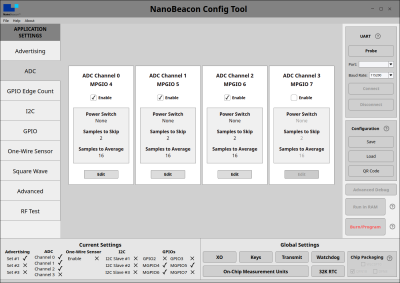NanoBeacon ADC Setup