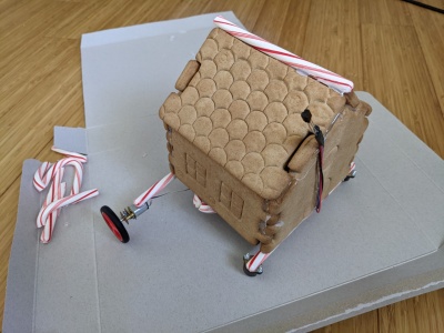 RC Gingerbread house circuit board