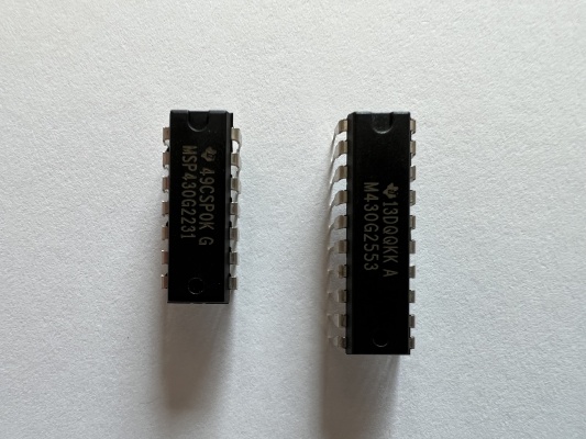 msp430g2553 and msp430g2231