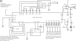 Parallax Propeller Poker schematic