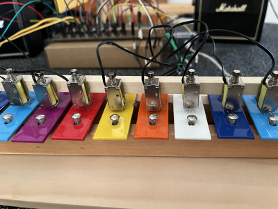 Xylophone and solenoids